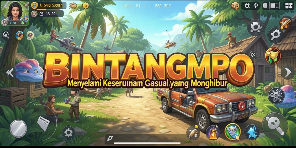 Tangkapan layar BINTANGMPO dengan gameplay yang menarik dan ceria.