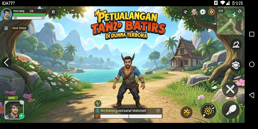 Screenshot IDA777 menunjukkan aksi seru dalam dunia terbuka.