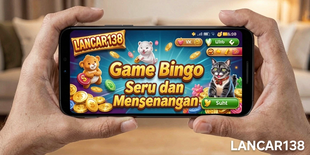 Tampilan gameplay seru dari LANCAR138 saat bermain Bingo.