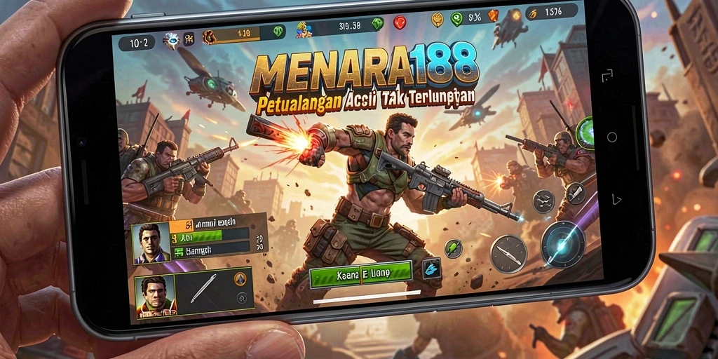Tampilan gameplay MENARA188 yang mendebarkan dan penuh aksi.