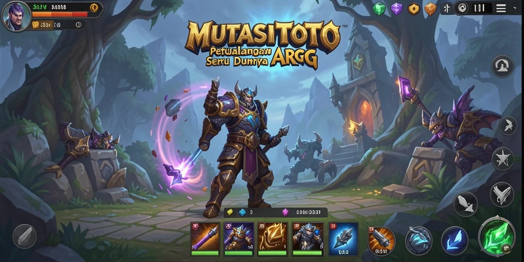Tangkapan layar gameplay MUTASITOTO yang menampilkan aksi ARPG yang mengasyikkan.