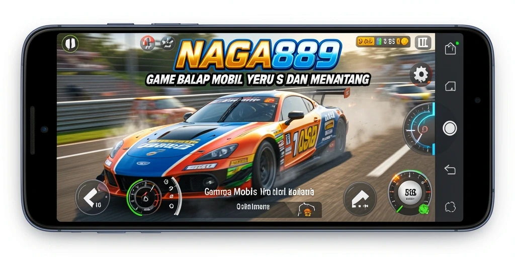 Tampilan menegangkan dari balapan mobil di NAGA889.