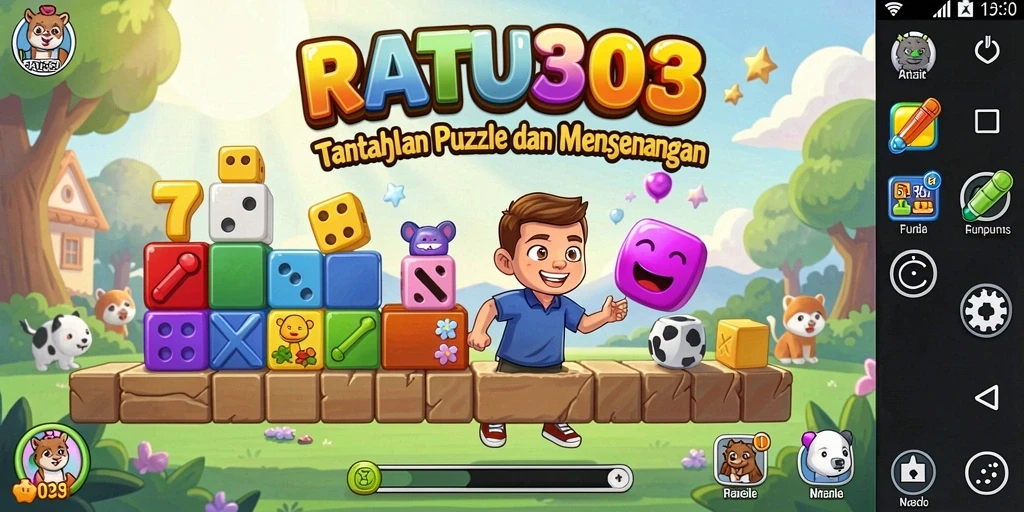 Tampilan gameplay RATU303 dengan teka-teki yang menarik.